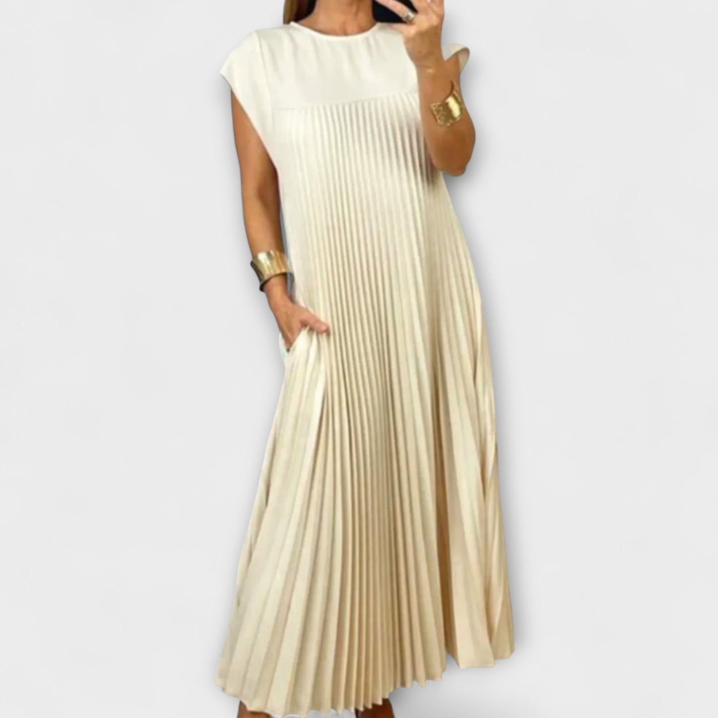 Elegant Folded Dress for All Events
