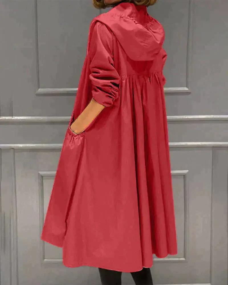 Waterproof Women's Parka Coat - Windproof and Classic