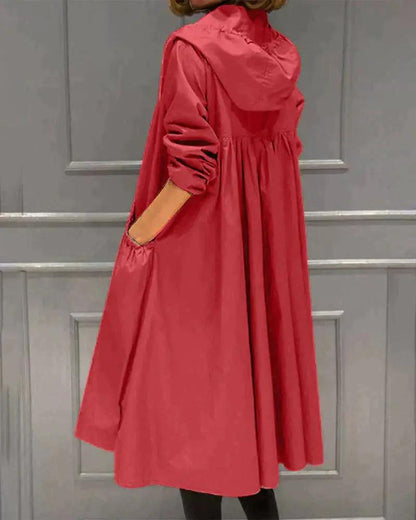 Waterproof Women's Parka Coat - Windproof and Classic