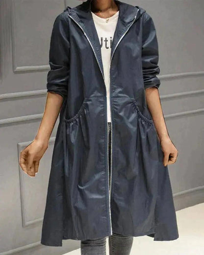 Waterproof Women's Parka Coat - Windproof and Classic