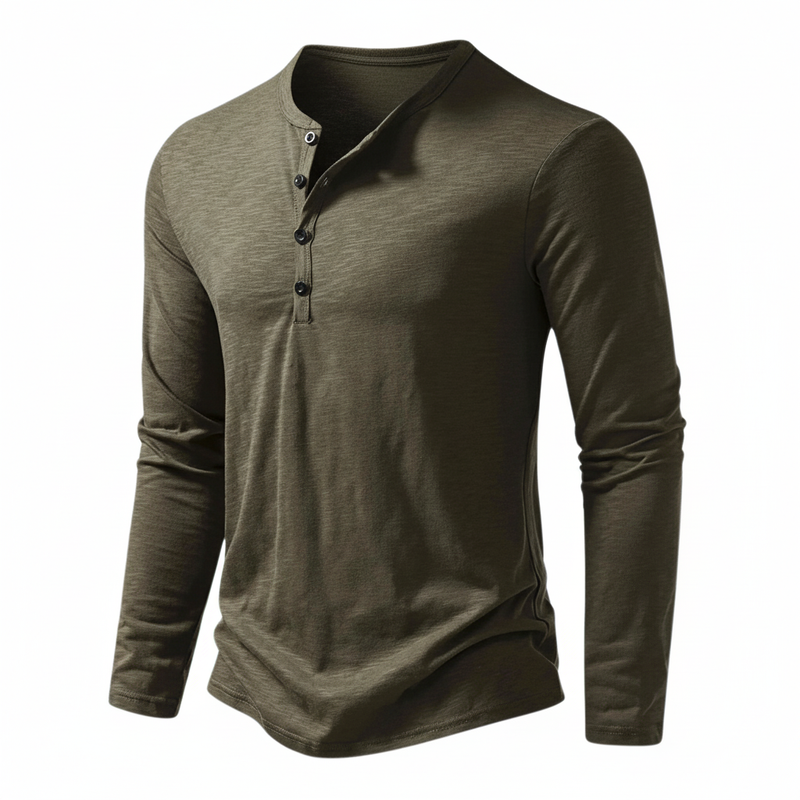 Classic Fit Mens Crew Neck Shirt