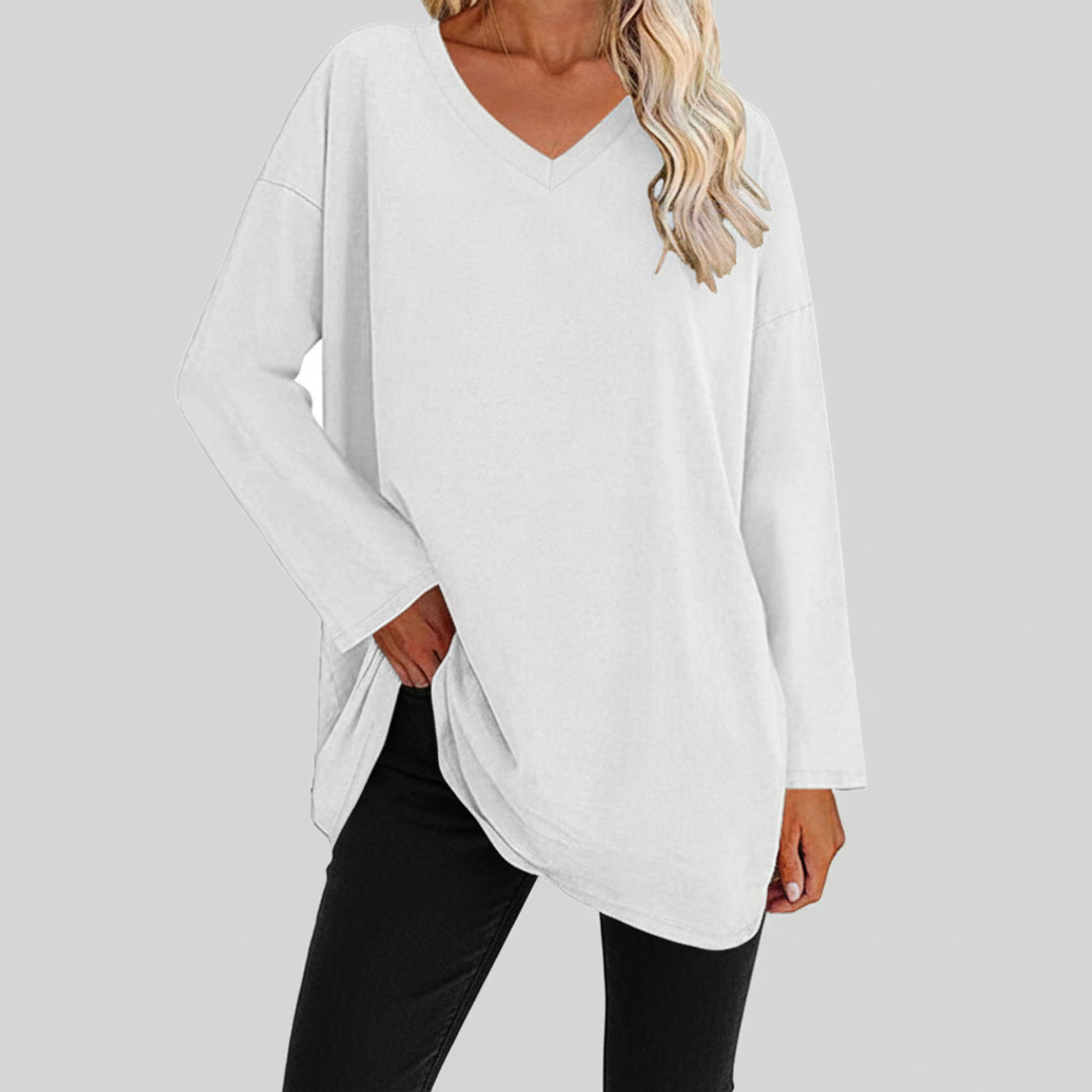 Comfortable Women's Oversized Tunic Shirt