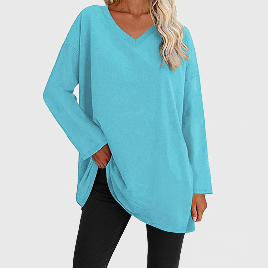 Comfortable Women's Oversized Tunic Shirt