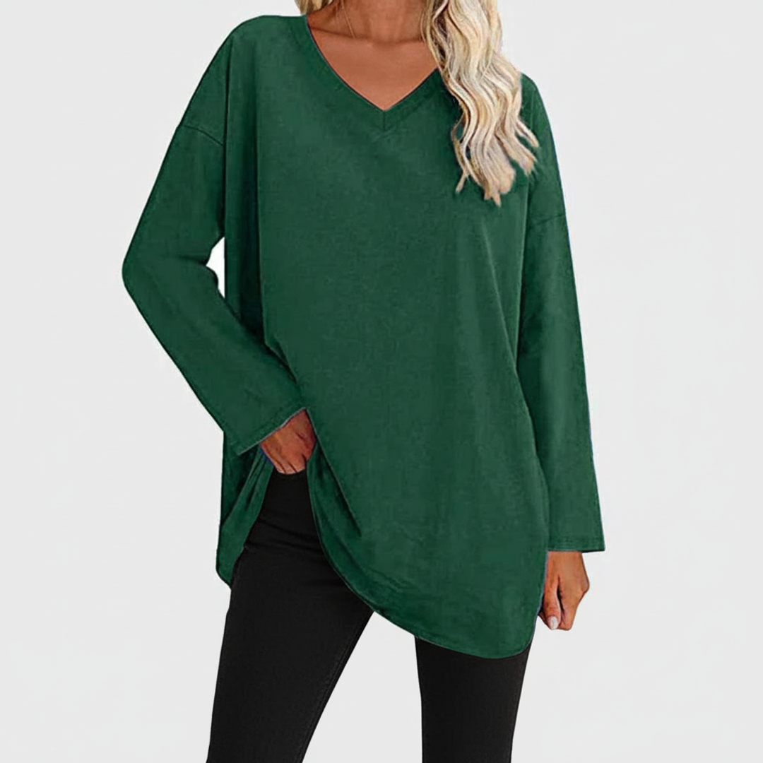 Comfortable Women's Oversized Tunic Shirt
