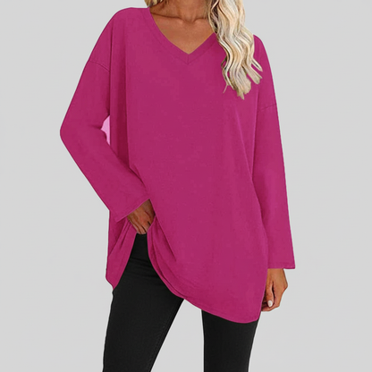 Comfortable Women's Oversized Tunic Shirt