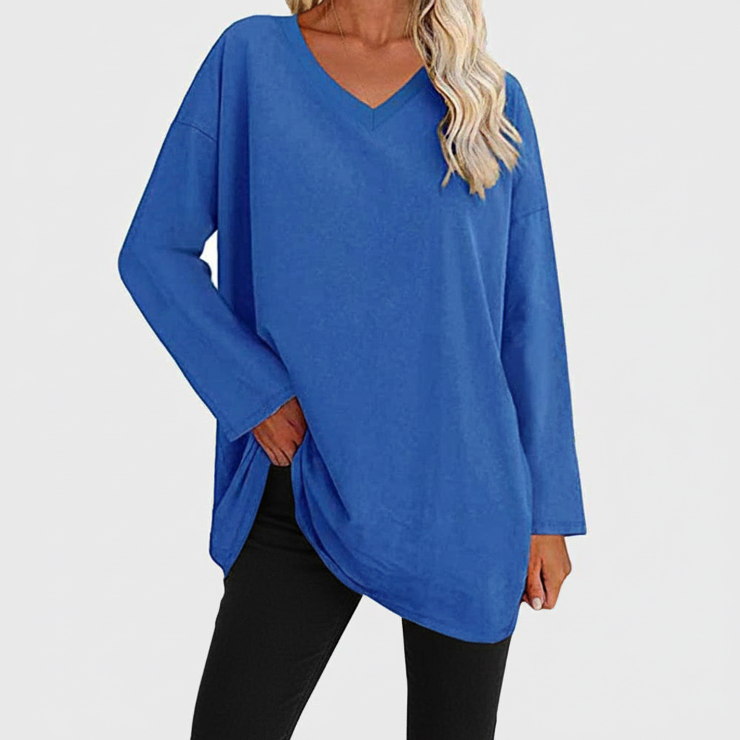 Comfortable Women's Oversized Tunic Shirt