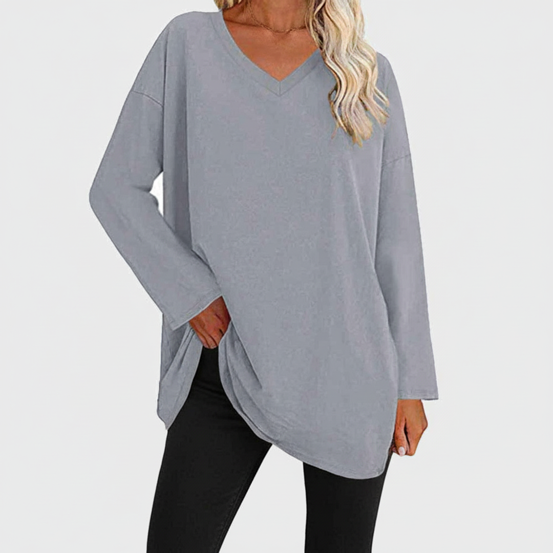 Comfortable Women's Oversized Tunic Shirt
