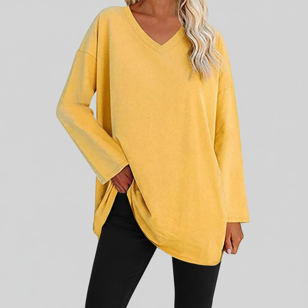 Comfortable Women's Oversized Tunic Shirt