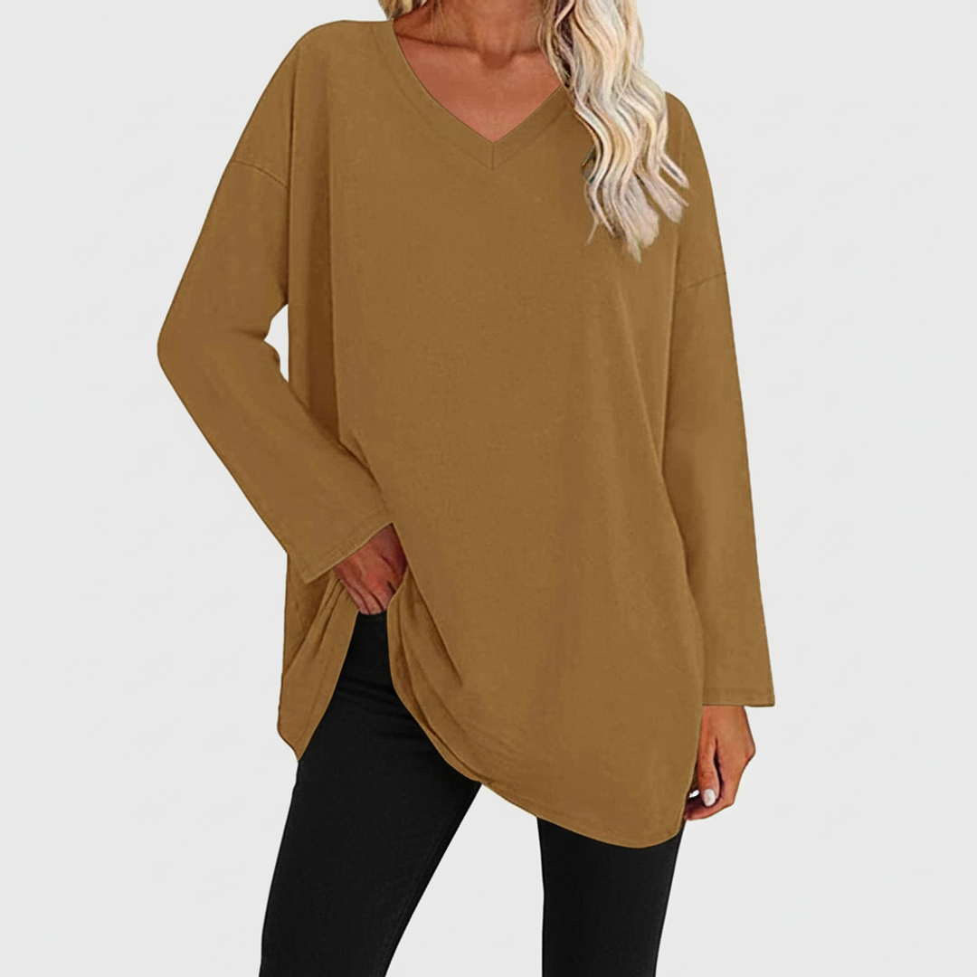 Comfortable Women's Oversized Tunic Shirt