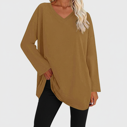 Comfortable Women's Oversized Tunic Shirt