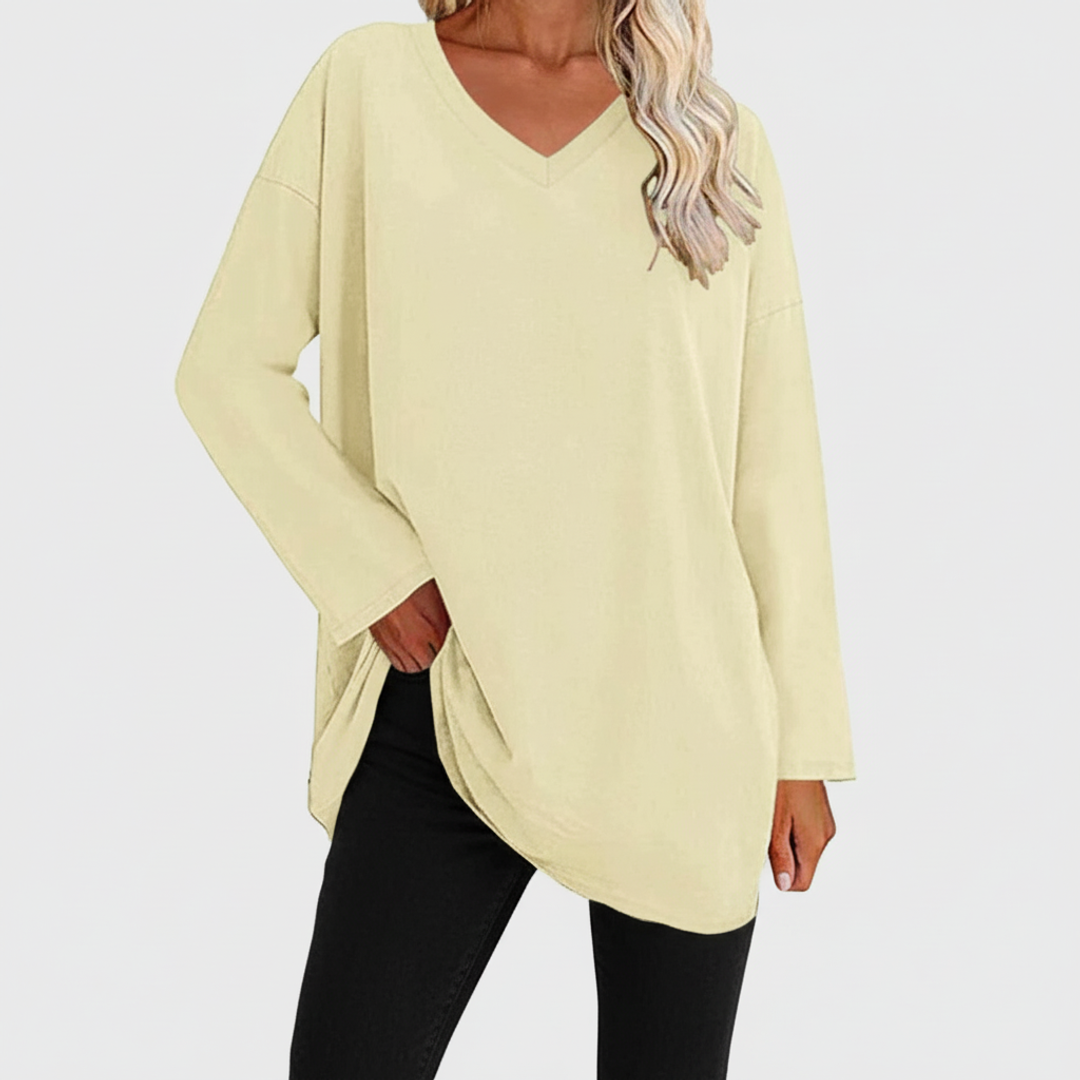 Comfortable Women's Oversized Tunic Shirt