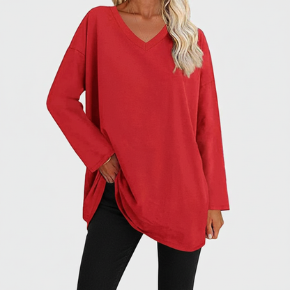Comfortable Women's Oversized Tunic Shirt