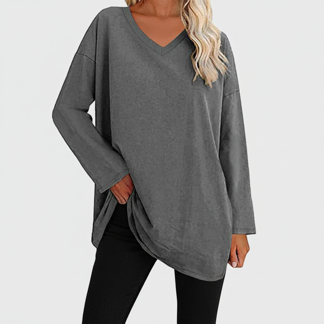 Comfortable Women's Oversized Tunic Shirt