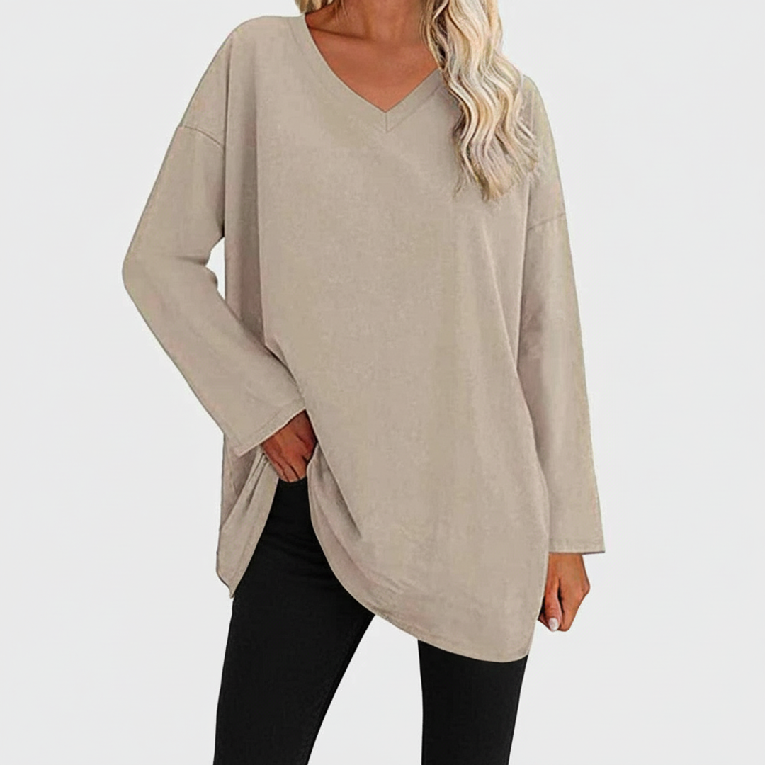 Comfortable Women's Oversized Tunic Shirt