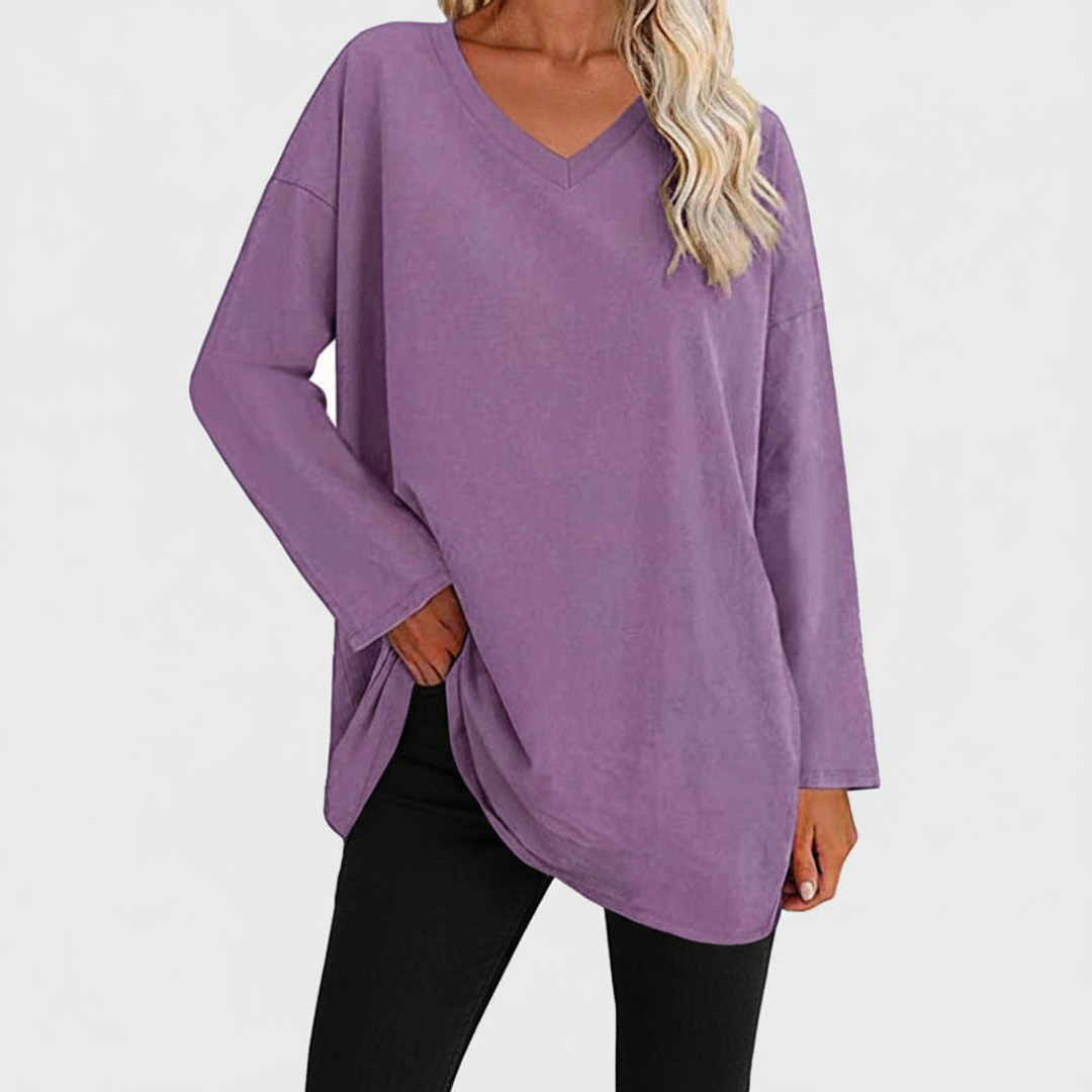 Comfortable Women's Oversized Tunic Shirt