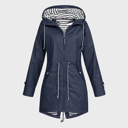 Waterproof Women's Raincoat - Classic & Practical Jacket