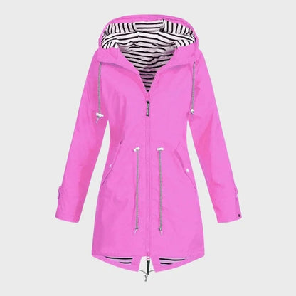 Waterproof Women's Raincoat - Classic & Practical Jacket