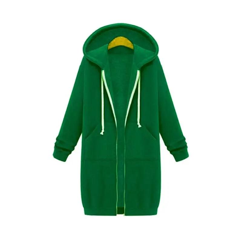 Comfortable Womens Oversized Zip Up Hoodie