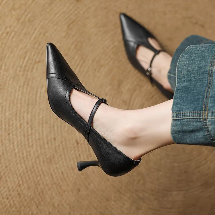 High Heel Ankle Strap Shoes for Women
