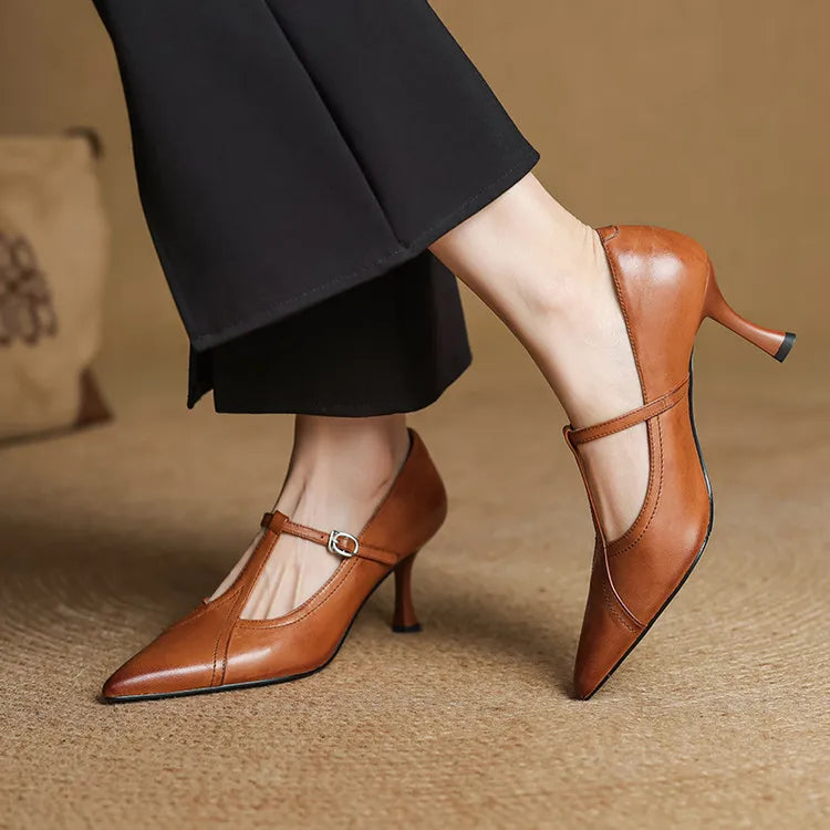High Heel Ankle Straps for Women - Comfortable Chic Design - Nocini