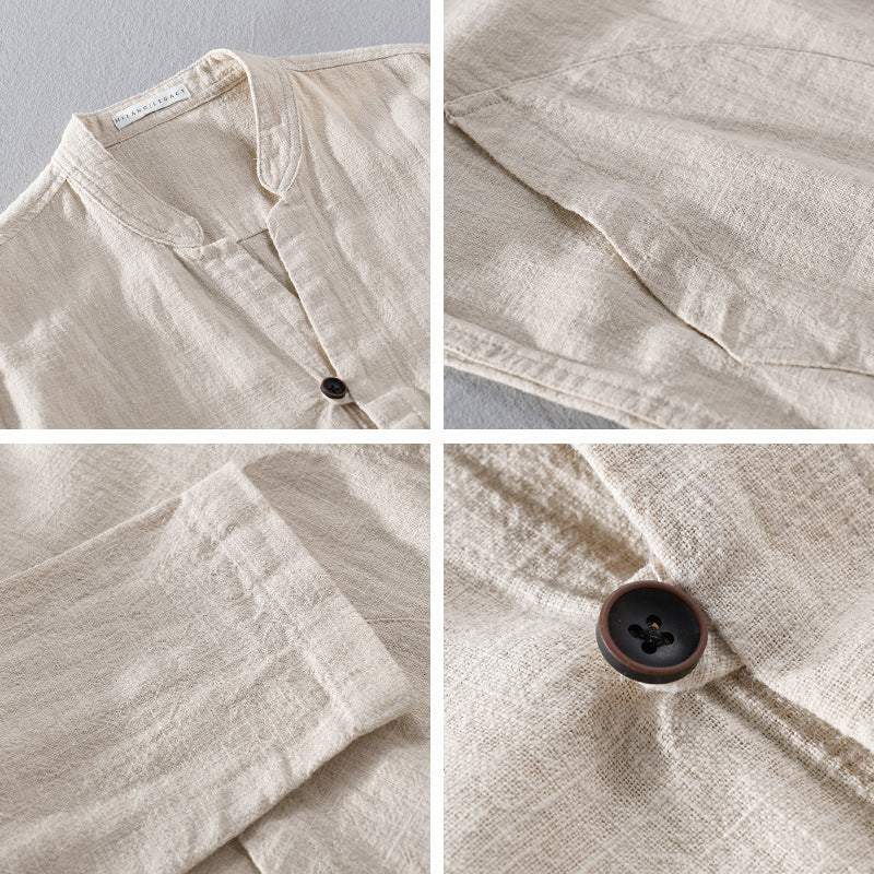 Casual Button Down Jacket with Pocket Details
