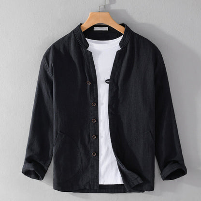 Casual Button Down Jacket with Pocket Details - Nocini