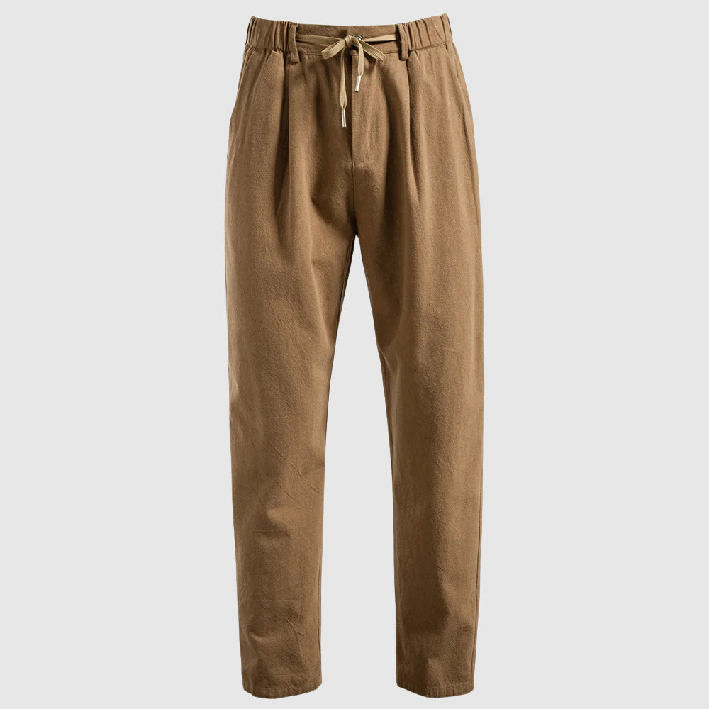 Comfortable Loose Fit Drawstring Trousers