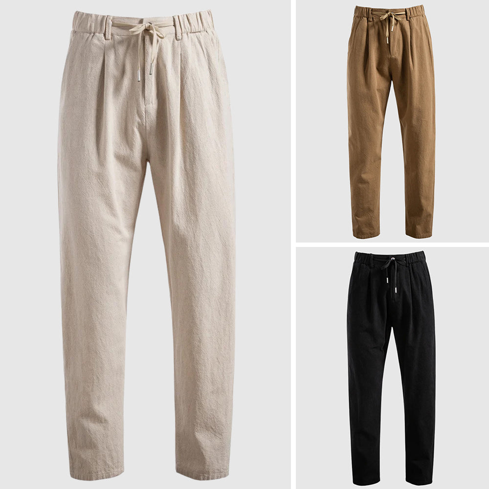 Comfortable Loose Fit Drawstring Trousers