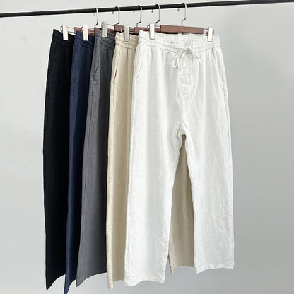Relaxed Fit Mens Summer Drawstring Trousers - Nocini