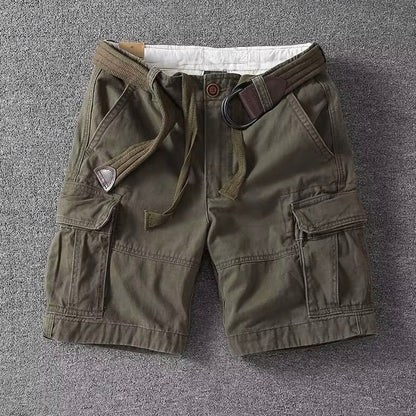 Relaxed Fit Men's Utility Cargo Shorts