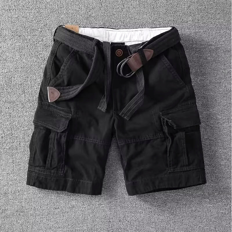 Relaxed Fit Men's Utility Cargo Shorts