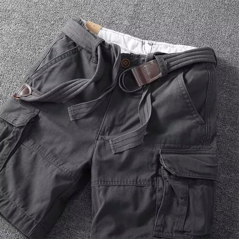 Relaxed Fit Men's Utility Cargo Shorts