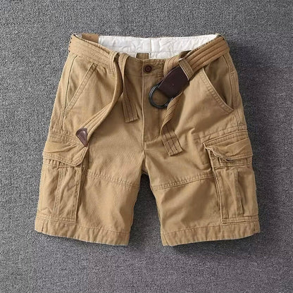 Relaxed Fit Men's Utility Cargo Shorts - Nocini