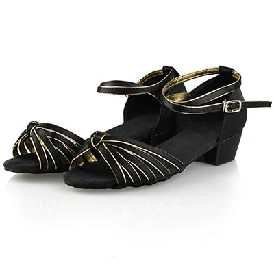 Girl's Classic Low Heel Dance Shoes - Comfortable & Chic
