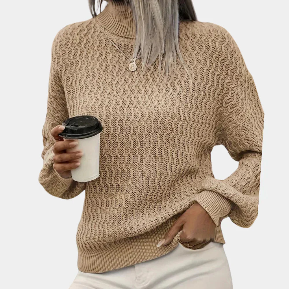 Timeless Pattern Crew Neck Sweater
