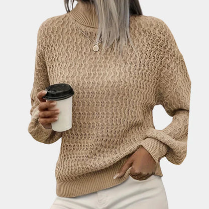 Timeless Pattern Crew Neck Sweater