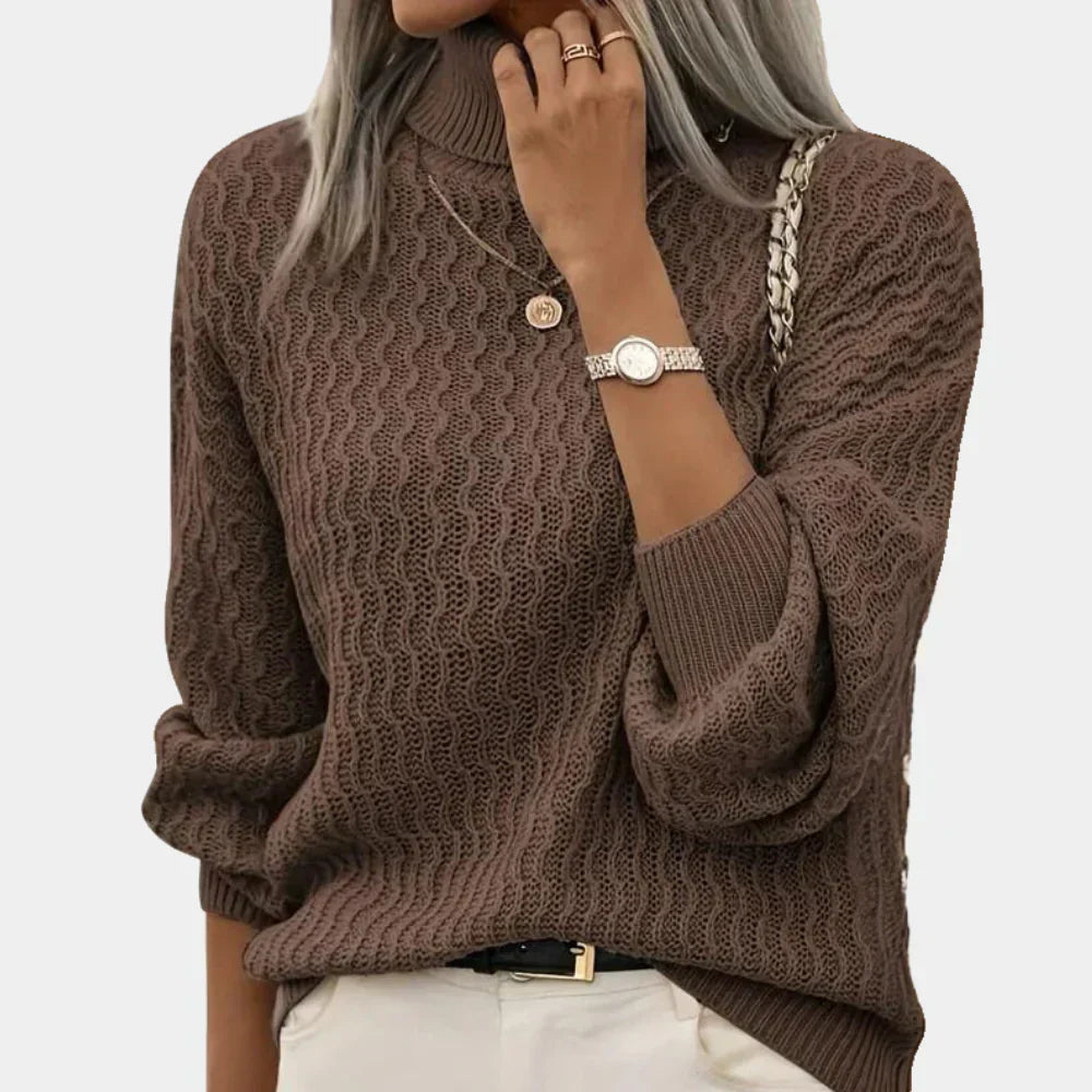 Timeless Pattern Crew Neck Sweater - Olytrend