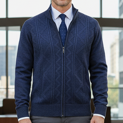 Professional Men's Cardigan Sweater - Nocini