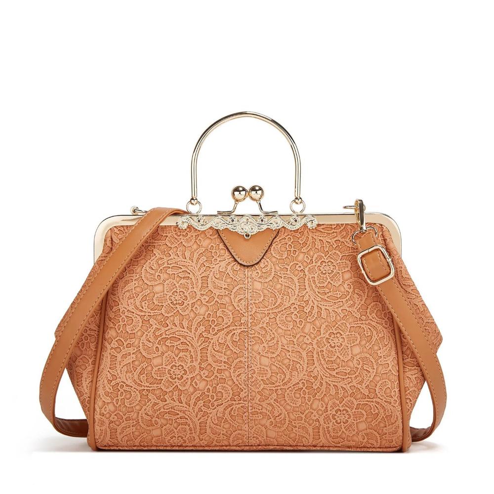 Classic Buckle Leather Handbag
