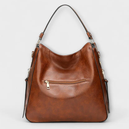 Timeless Ladies Leather Shoulder Handbag
