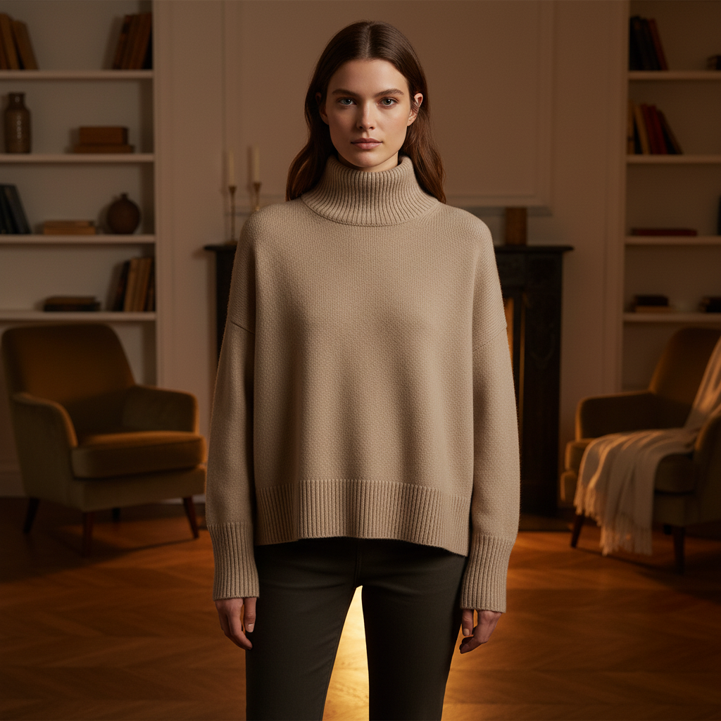 Soft Women's Crew Neck Jumper Alina - Pexav