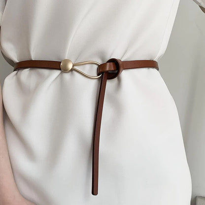 Thin Waist Belt for Ladies - Classic Daily Accessory - Nocini