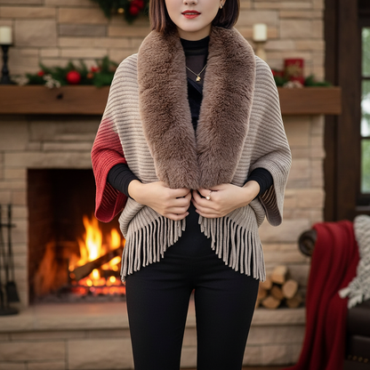 Elegant Women's Wrap Cape - Pexav