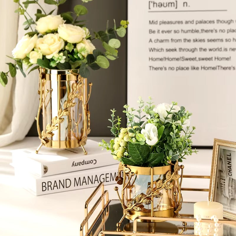 Luxury Gold Decorative Vase