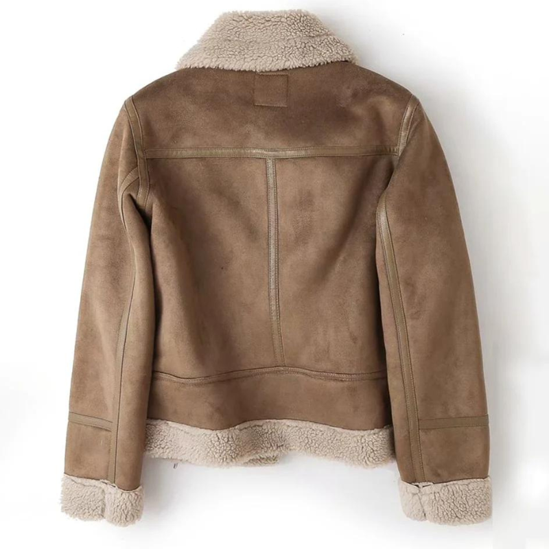 Fashionable Asymmetrical Zip Women's Jacket