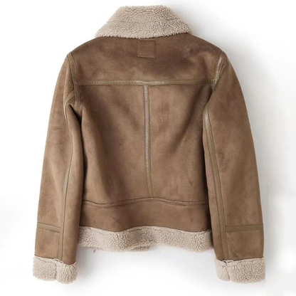 Fashionable Asymmetrical Zip Women's Jacket