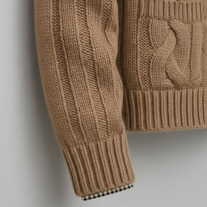 Cozy Mens Cable Knit Sweater