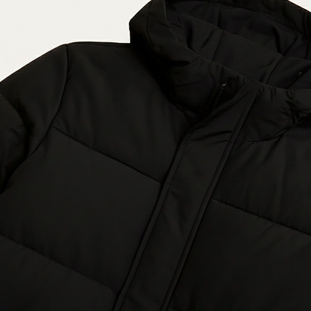 Warm Men's Long Down Hooded Parka Coat