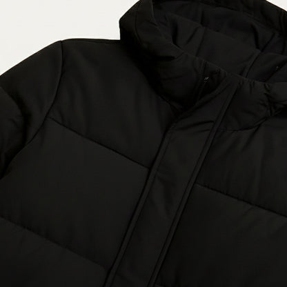 Warm Men's Long Down Hooded Parka Coat
