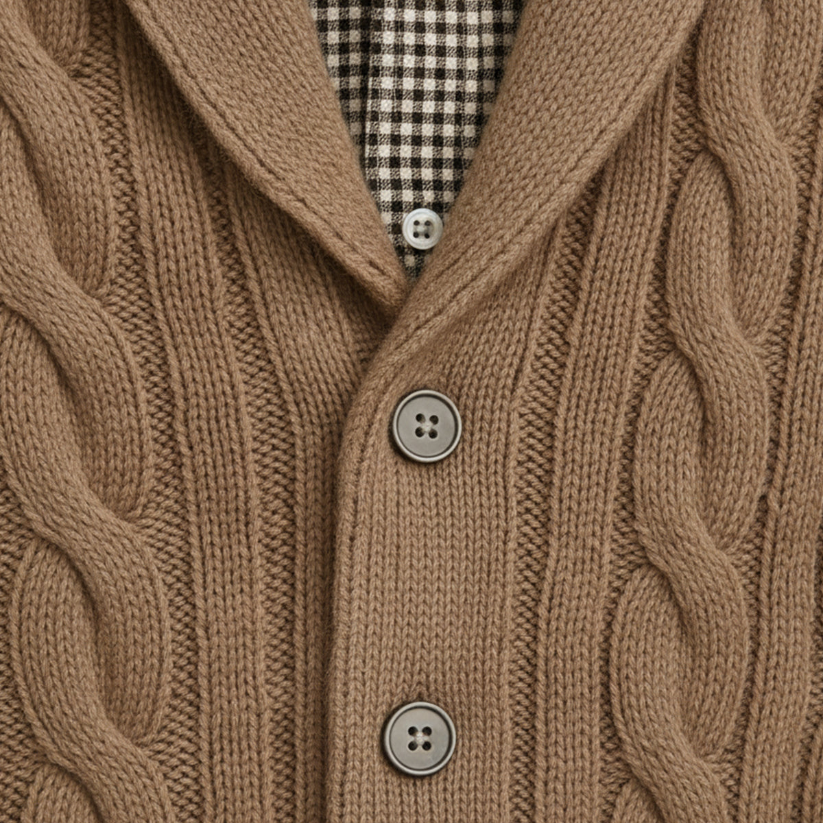 Cozy Mens Cable Knit Sweater